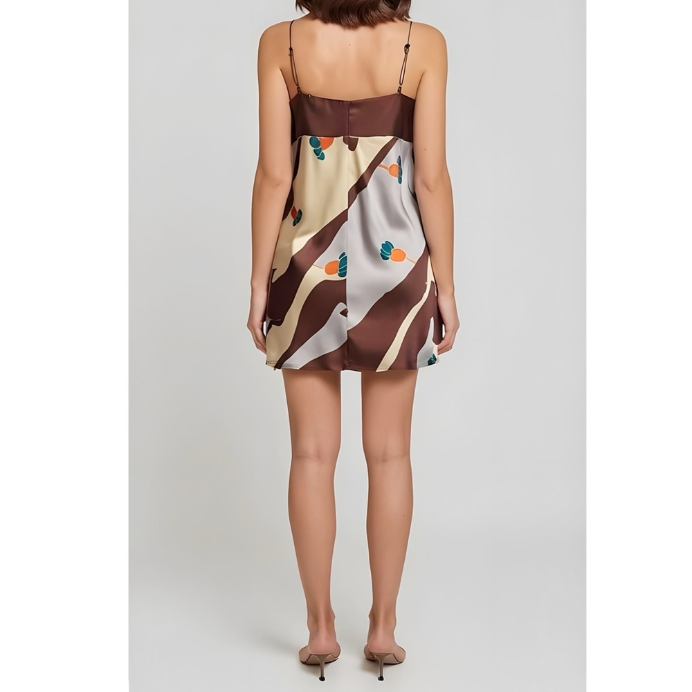 FAITHFULL THE BRAND Phylis Mini Dress, Mandraki Floral, XS/US2 - Picture 3 of 10